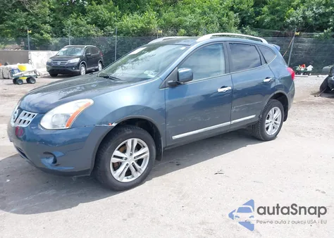 2012 Nissan Rogue Sv z USA, uszkodzony, nr VIN JN8AS5MT2CW605496